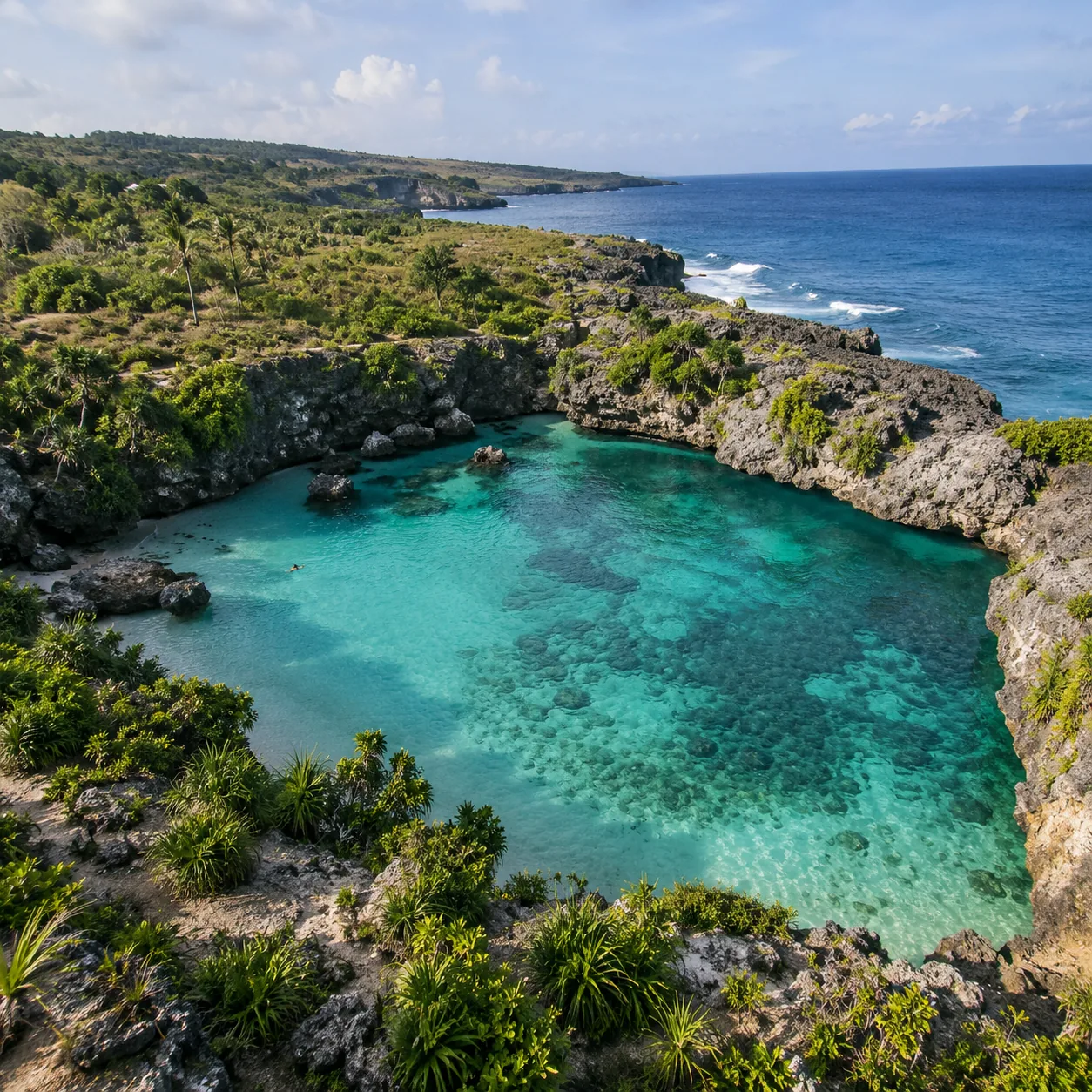 Pemandangan perjalanan Private Tour Sumba 4D3N