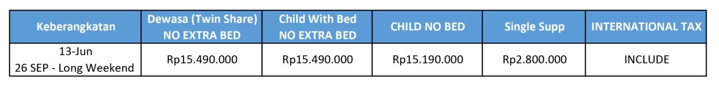 PAKET TOUR | PAKET WISATA | PAKET TRAVEL MURAH